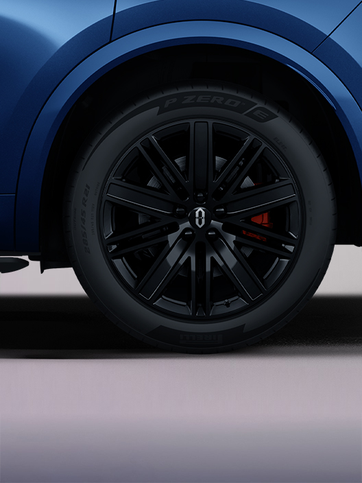 Showcasing the AITO M8's all-new 21-inch Shadow Sport Wheels