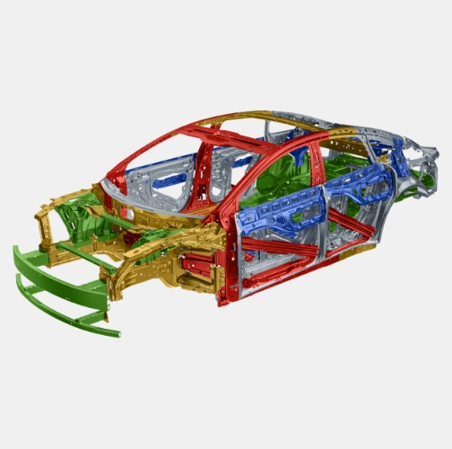 Rendering of the Luxeed New S7's frame