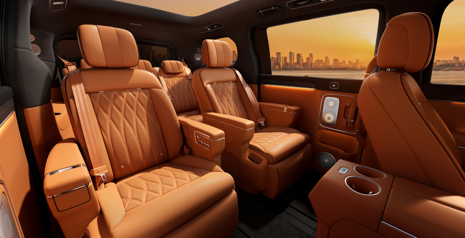 Luxeed V9 Rust Tea Orange Interior Color
