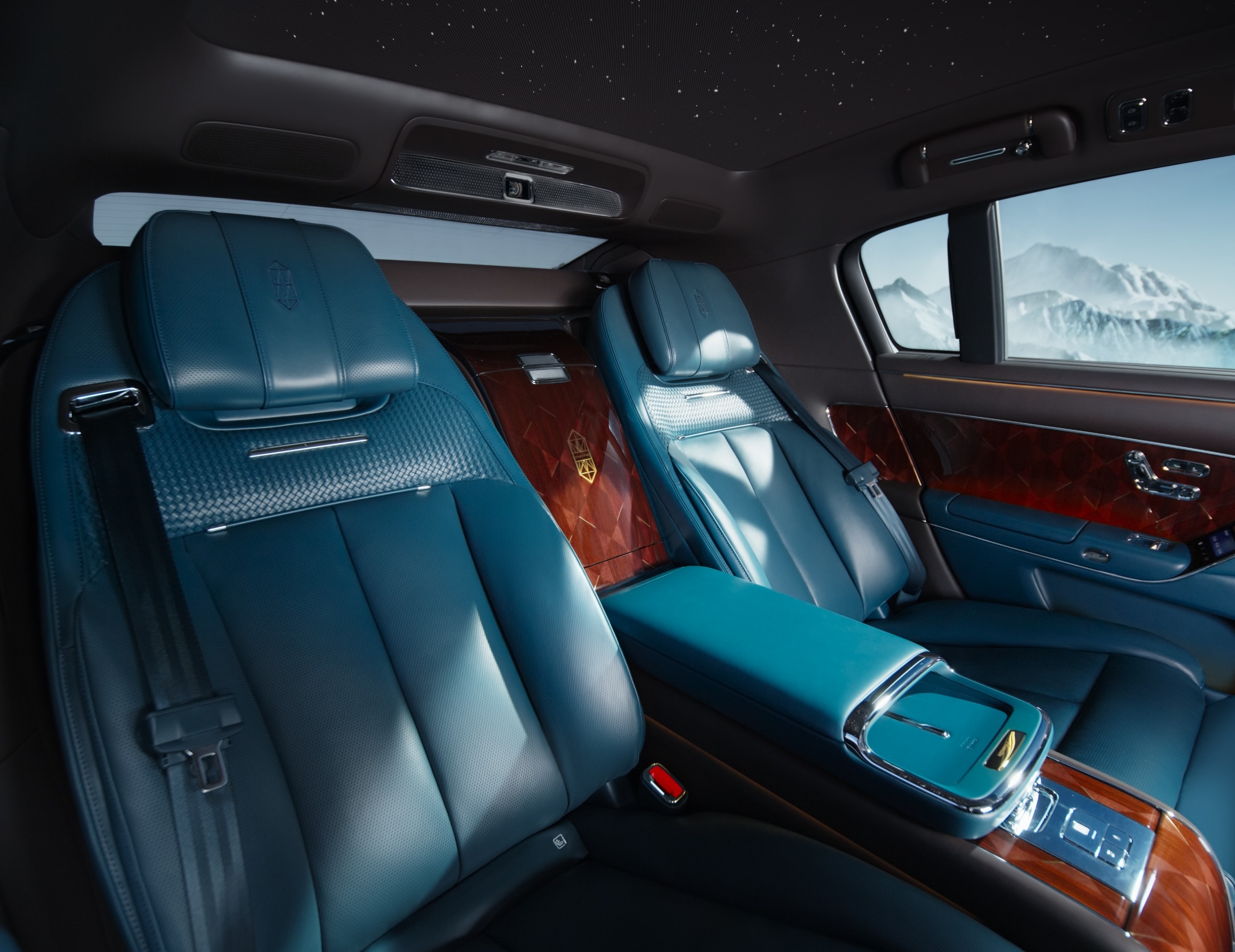 Maextro S800 Grand Design Signature Grand View interior architecture diagram, showcasing the Forest Cabin Environment