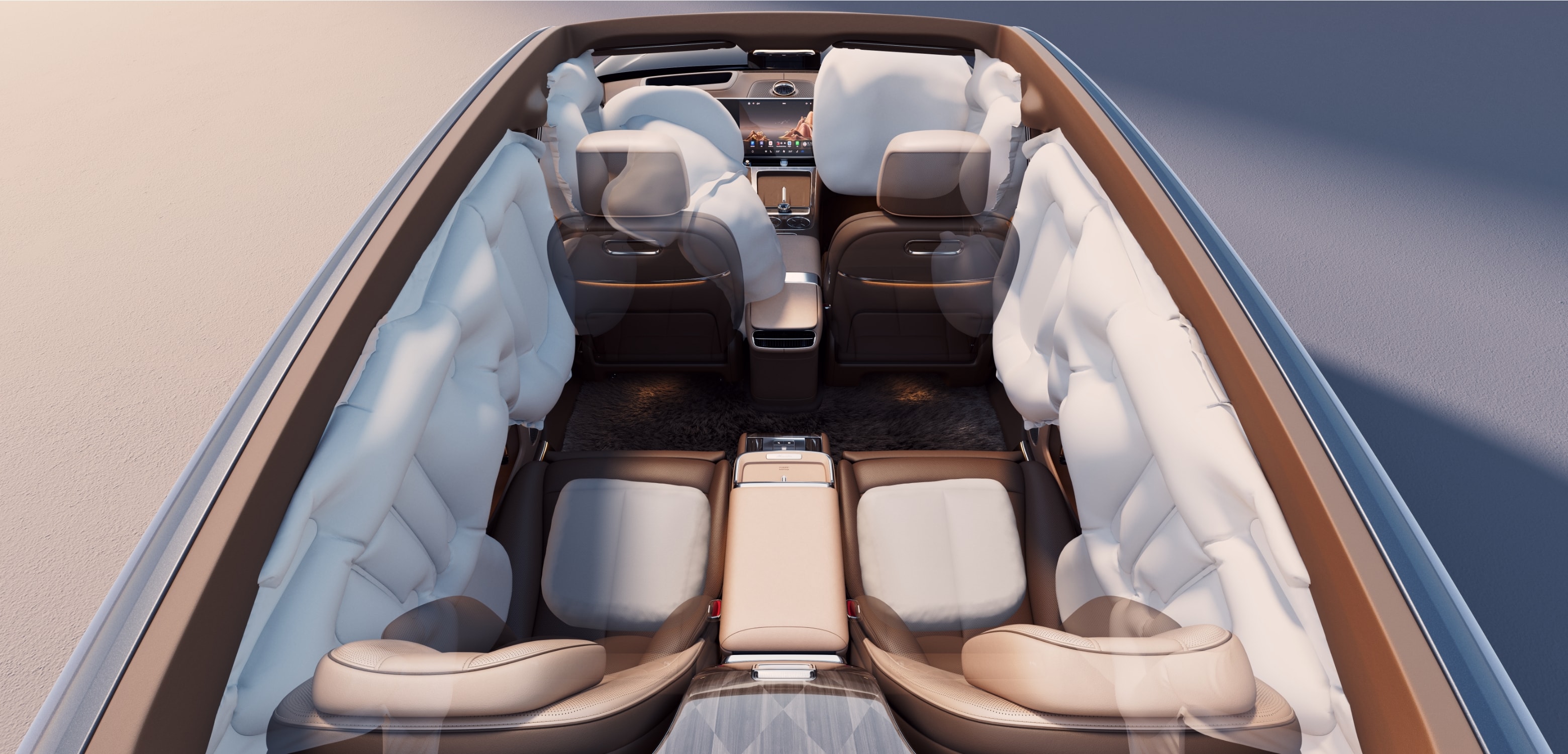 Maextro S800 Grand Design Signature Grand View 13 airbag configuration