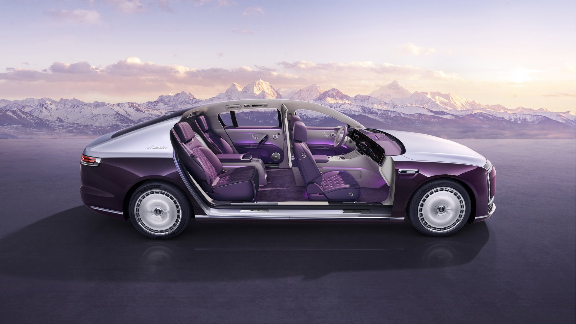 Zun Jie S800 Sunset White Purple